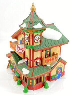 Deptartment 56 SPIELZEUG LADEN Toy Shop 56192 Alpine Village Series COMPLETE
